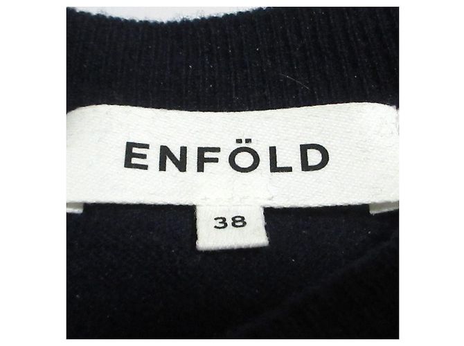 Autre Marque ENFOLD Wollstrickpullover Blau Marineblau - Ansicht 9