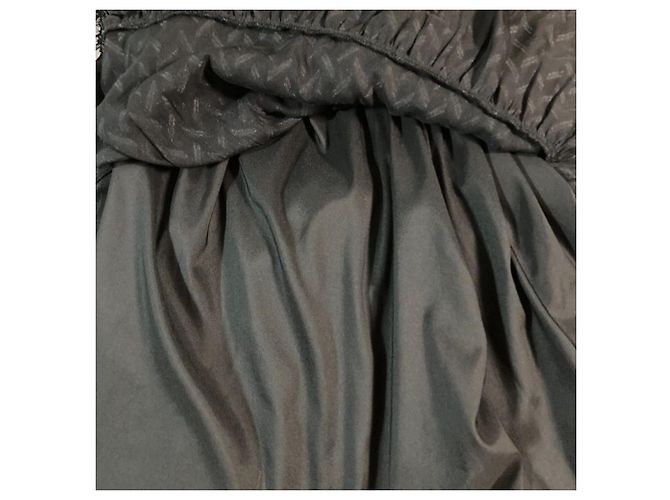 Autre Marque Snidel Jacquard-Kleid Schwarz - Ansicht 4