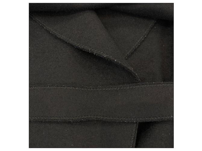 Autre Marque Abrigo de lana cruzado iCB Negro - vista 13