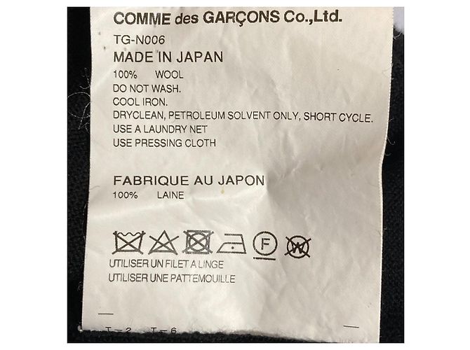 Autre Marque tricot COMME des GARCONS Flower Wool Knit Sweater Preto - vista 6