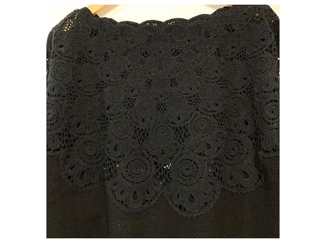 Autre Marque LA BELLE ETUDE Centripetal crochet Knitwear Negro - vista 3