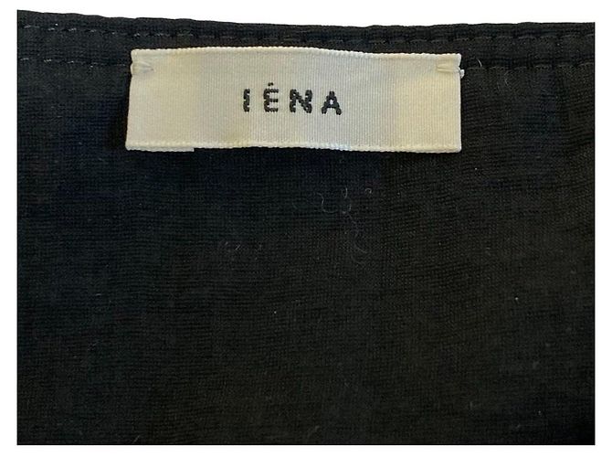 Autre Marque IENA Flochet Jacquard Camisole Blouse Negro - vista 4