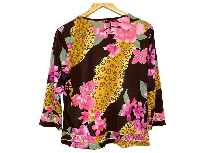 Autre Marque Blusa pullover a stampa floreale LEONARD SPORT Marrone - vista 2