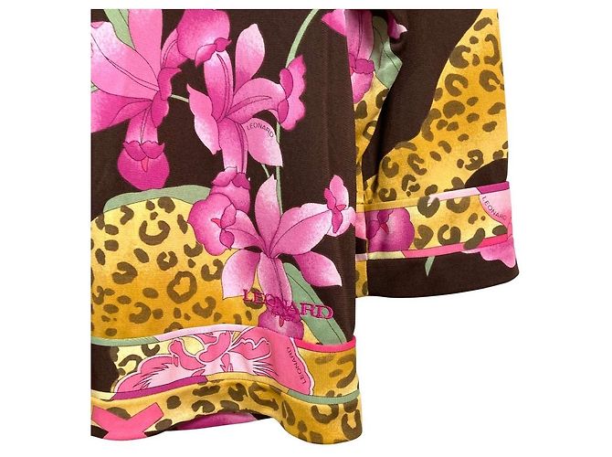 Autre Marque Blusa pullover a stampa floreale LEONARD SPORT Marrone - vista 3