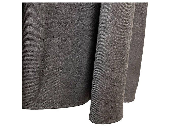 Autre Marque Falda acampanada INGEBORG con panel de twill transparente Castaño - vista 4