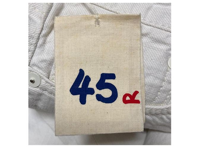 Autre Marque Weiße Denim-Hose 45R - Ansicht 4