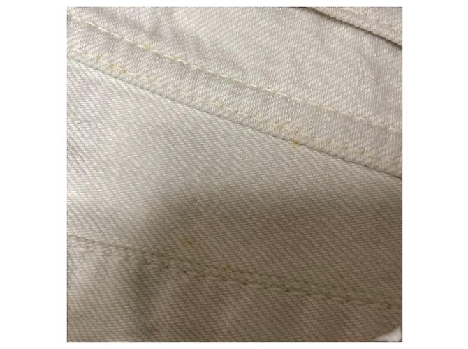 Autre Marque Weiße Denim-Hose 45R - Ansicht 9