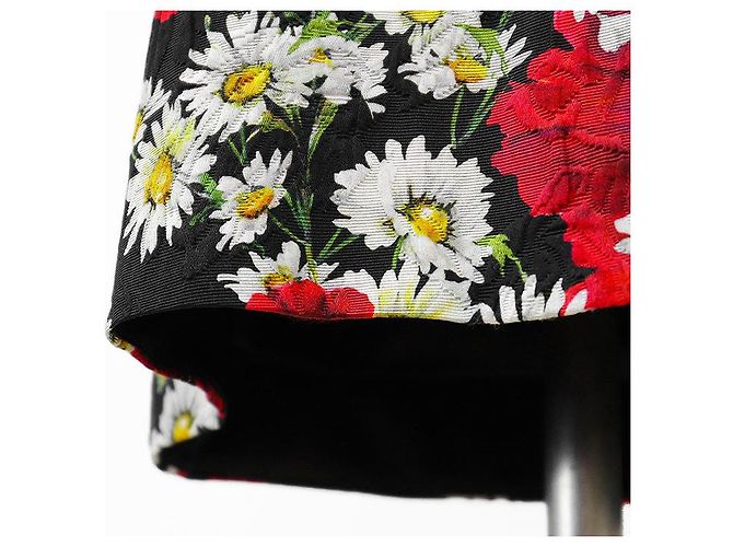 Dolce & Gabbana Vestido de jacquard de algodón y seda Dolce&Gabbana Multicolor - vista 5