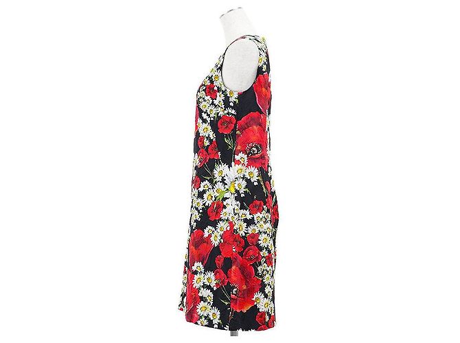 Dolce & Gabbana Vestido de jacquard de algodón y seda Dolce&Gabbana Multicolor - vista 6
