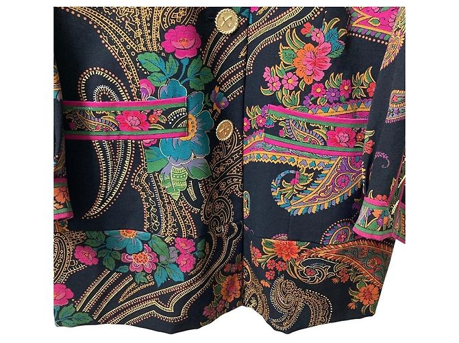 Autre Marque Chaqueta sin cuello LEONARD Negro - vista 3
