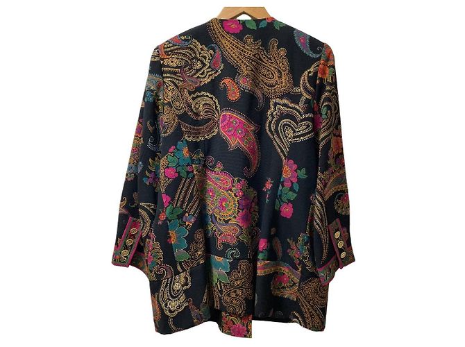 Autre Marque Chaqueta sin cuello LEONARD Negro - vista 4