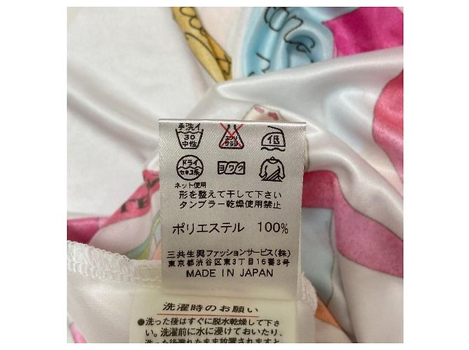 Autre Marque LEONARD SPORT Top a maniche lunghe con stampa floreale e mezza zip Rosa Bianco Multicolore - vista 8