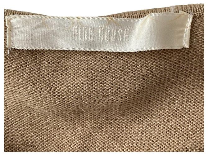 Autre Marque PINK HOUSE Strickjacke mit Schleifen Braun - Ansicht 4