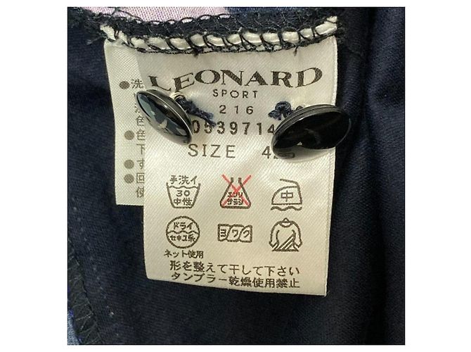 Autre Marque Hemdkleid mit Alphabet-Muster LEONARD SPORT Blau - Ansicht 5