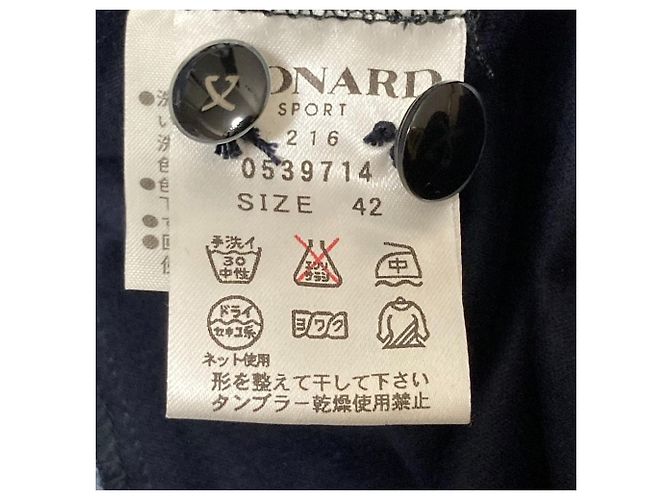 Autre Marque Hemdkleid mit Alphabet-Muster LEONARD SPORT Blau - Ansicht 6