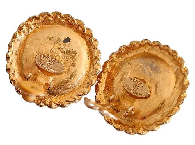 Autre Marque Orecchini a clip cerchio FOXEY Accessorio D'oro - vista 5