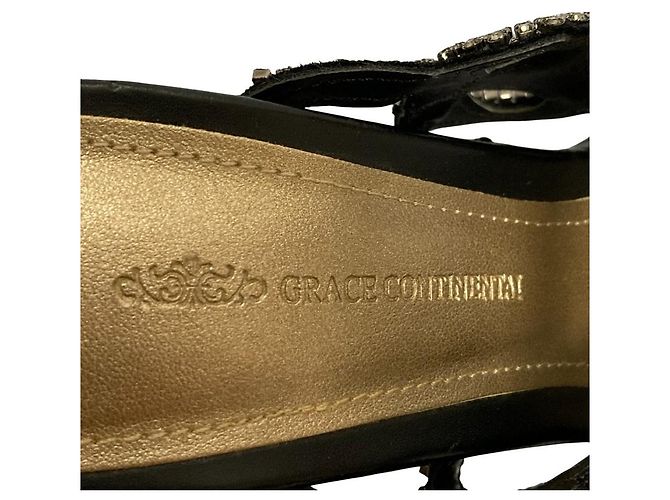 Autre Marque Sandali Bijou GRACE CONTINENTAL Nero - vista 10
