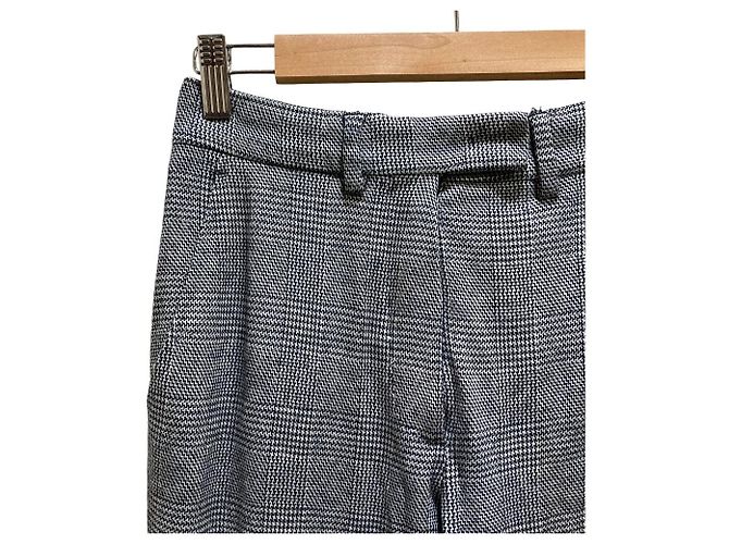 Conjunto de Traje de Lana a Cuadros Max Mara Studio Castaño - vista 14