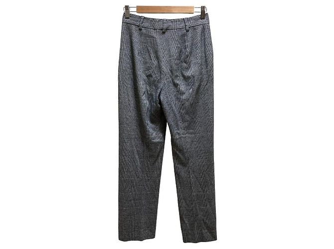 Conjunto de Traje de Lana a Cuadros Max Mara Studio Castaño - vista 16