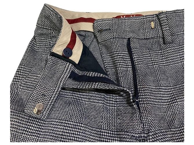 Conjunto de Traje de Lana a Cuadros Max Mara Studio Castaño - vista 17