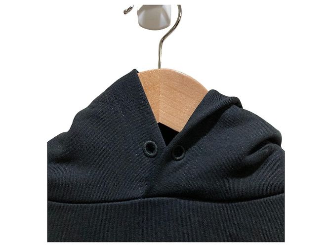 Balenciaga BB Logo Rhinestone Hoodie Schwarz - Ansicht 4