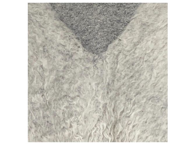 Autre Marque Nave V Shaggy Strickpullover Braun - Ansicht 2