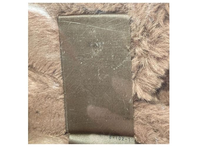 Autre Marque JOURNAL STANDARD Abrigo Duffle de Faux Shearling Castaño Camello - vista 6