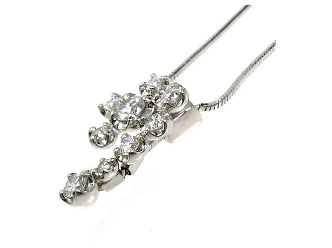 Autre Marque Collana Vendome Aoyama Pt950/850 Diamanti Argento - vista 3