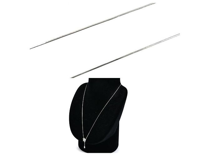 Autre Marque Collana Vendome Aoyama Pt950/850 Diamanti Argento - vista 5