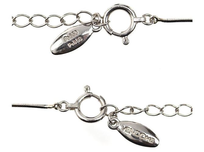 Autre Marque Collana Vendome Aoyama Pt950/850 Diamanti Argento - vista 6