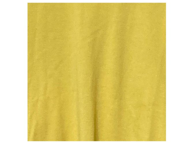 Autre Marque MOGA 18-Gauge Semi-Worsted Wollstrick-Pullover Gelb - Ansicht 2
