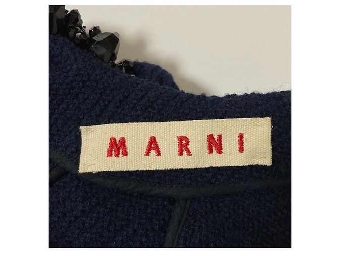 Marni Strickkleid Blau Marineblau - Ansicht 7