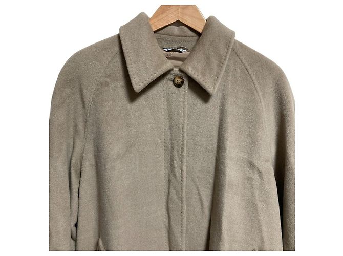 Autre Marque Abrigo de mezcla de cachemira Marina Rinaldi Beige - vista 4