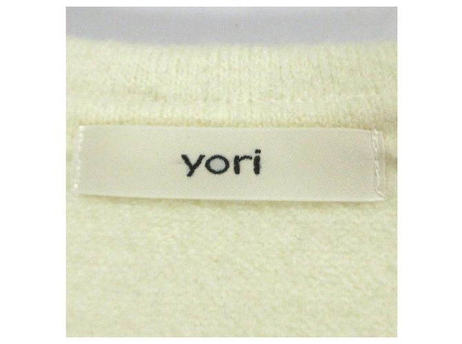 Autre Marque yori Wollstrick-Pullover mit Matrosenkragen Weiß - Ansicht 8