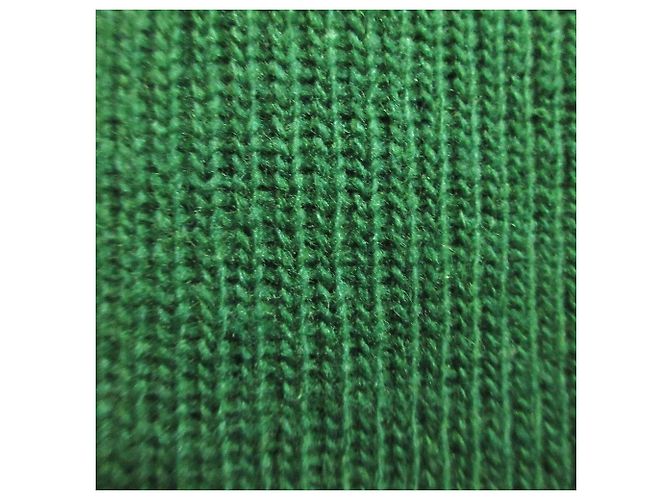Autre Marque Yori Tack Shoulder Strickpullover Grün - Ansicht 3