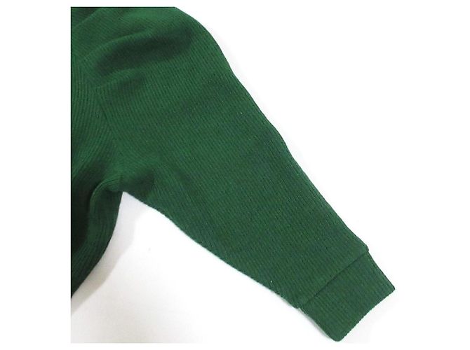 Autre Marque Yori Tack Shoulder Strickpullover Grün - Ansicht 4