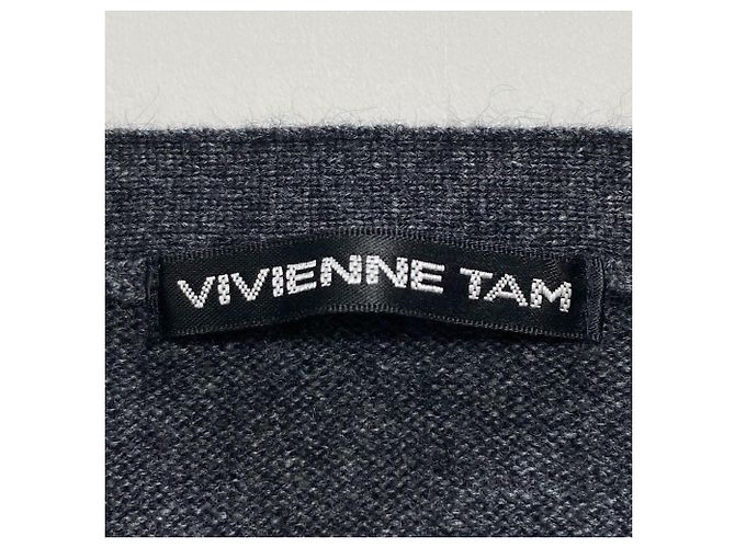Autre Marque Cárdigan de punto VIVIENNE TAM Castaño - vista 4
