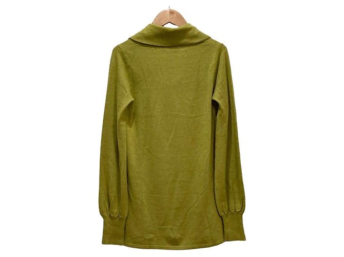Autre Marque VIVIENNE TAM Punto de lana Amarillo Mostaza - vista 2