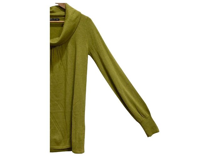 Autre Marque VIVIENNE TAM Punto de lana Amarillo Mostaza - vista 3