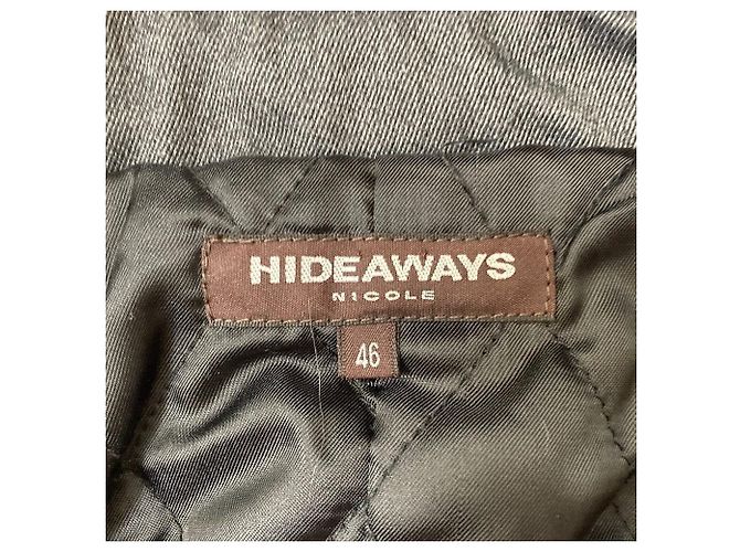 Autre Marque HIDEAWAYS Abrigo Fireman Abrigo de lana Castaño - vista 3
