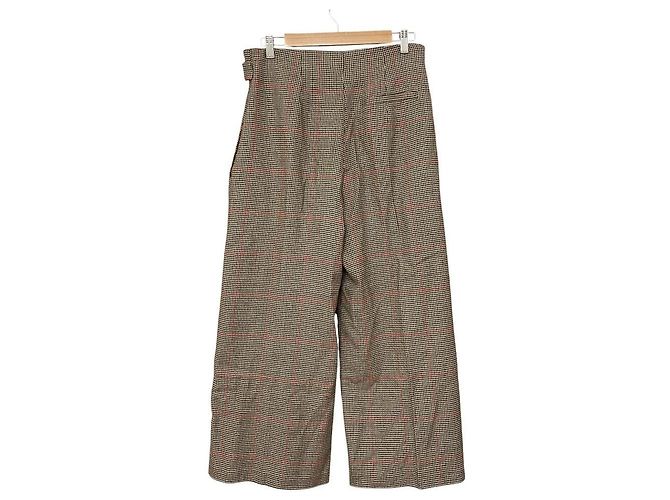 Autre Marque MAX&Co Hahnentritt-Weite Hose Mehrfarben - Ansicht 2