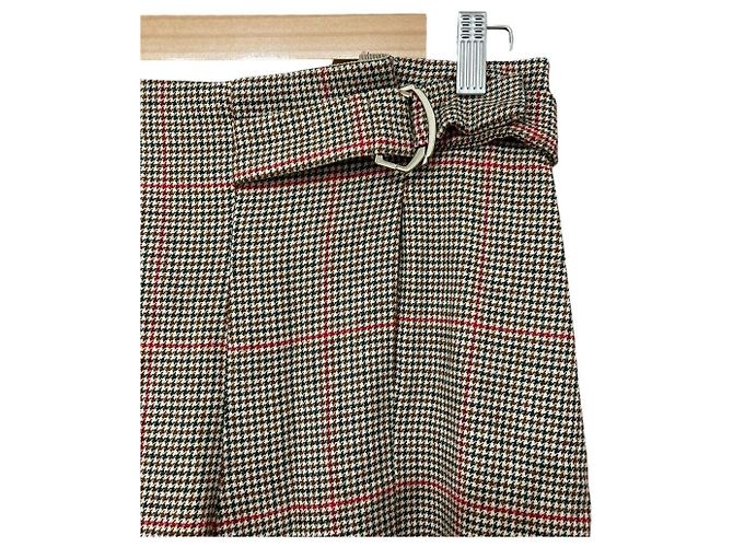 Autre Marque MAX&Co Hahnentritt-Weite Hose Mehrfarben - Ansicht 3