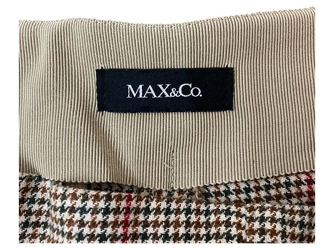Autre Marque MAX&Co Hahnentritt-Weite Hose Mehrfarben - Ansicht 4