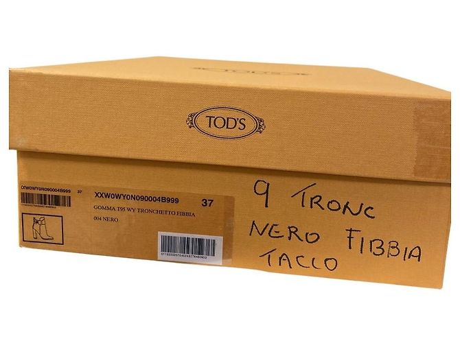 Tod's Tod’s GOMMA Leder- Stiefeletten Schwarz - Ansicht 14