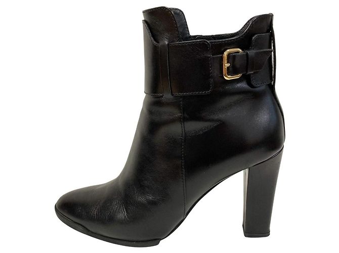 Tod's Tod’s GOMMA Leder- Stiefeletten Schwarz - Ansicht 2