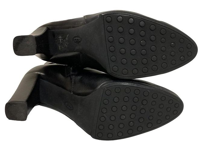Tod's Tod’s GOMMA Leder- Stiefeletten Schwarz - Ansicht 6