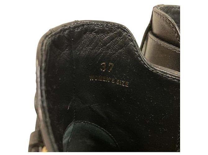 Tod's Tod’s GOMMA Leder- Stiefeletten Schwarz - Ansicht 8