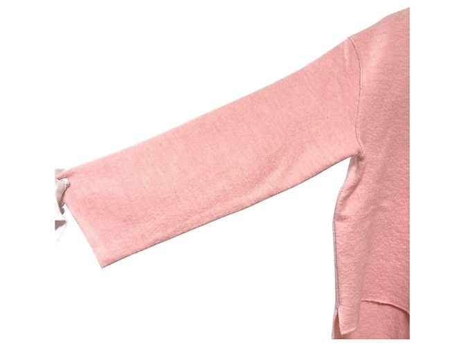 Autre Marque Yori Asshuku Front Short Pullover Wollpullover Pink - Ansicht 3