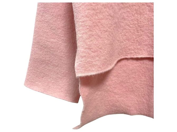 Autre Marque Yori Asshuku Front Short Pullover Wollpullover Pink - Ansicht 4