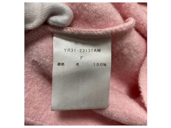 Autre Marque Yori Asshuku Front Short Pullover Wollpullover Pink - Ansicht 6